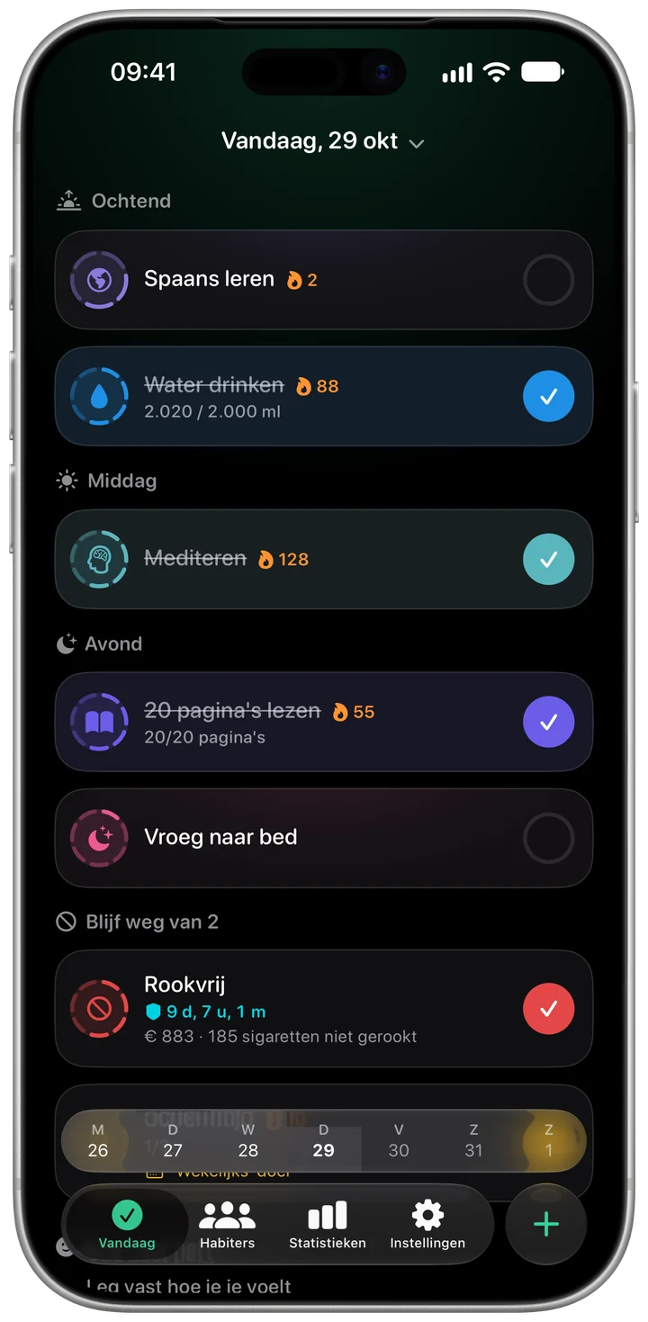 Een uitglijder wist je besparing niet uit