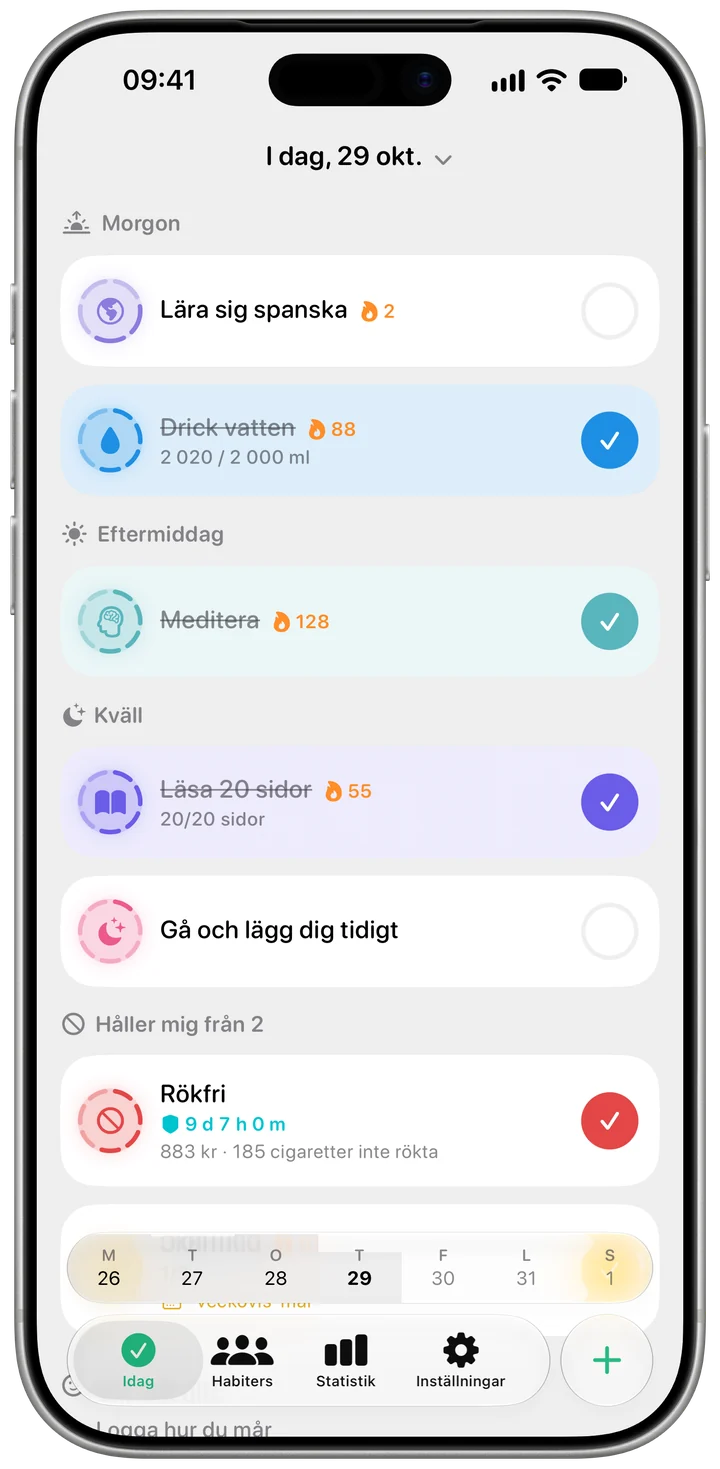 Räknaren där du ändå tittar varje dag